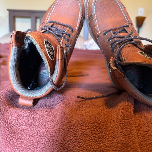 Women’s Irish Setter by Red Wing Wingshooter boots wedge sole moc toe - Picture 9 of 11